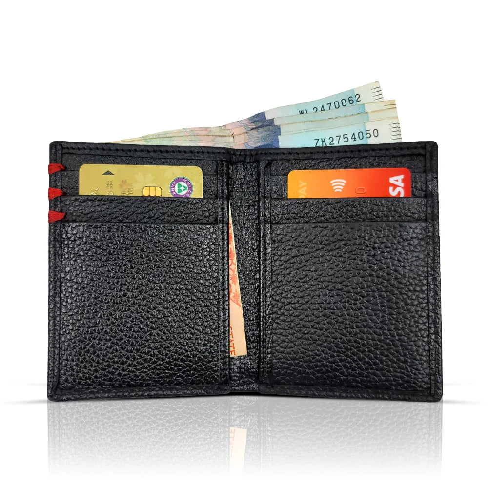 Men's Leather Bifold Daga Wallet For Mens and Boys