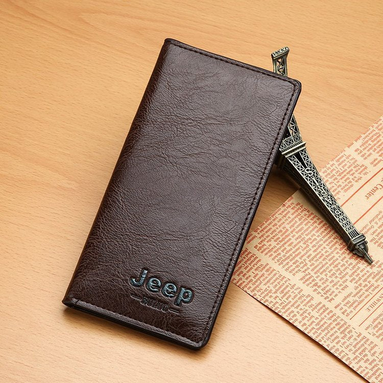 Jeep Buluo Men's Long Wallet Card holder Purse