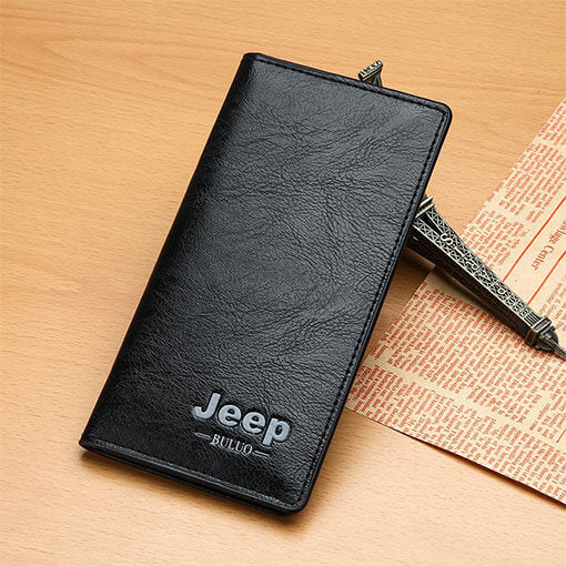 Jeep Buluo Men's Long Wallet Card holder Purse